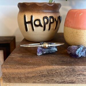 Authentic Eden Hand Arts “original”Cape Cod bracelet!Sterling silver 14k gold